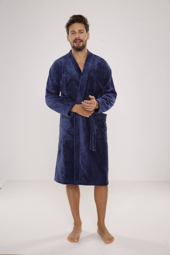 391 Hugo accappatoio da uomo De lafense - denim