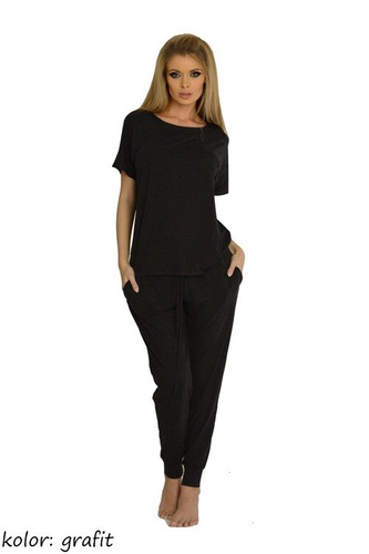 524 Pigiama da donna Paula De Lafense - grafite