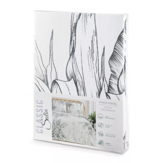 Eurofirany SPRING 104 completo letto 100% raso di cotone Oeko-Tex