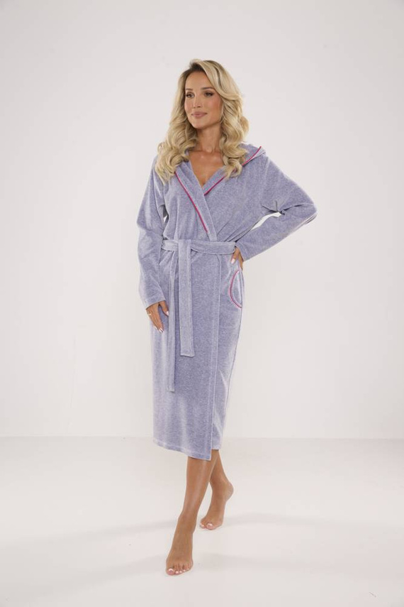 664 Vestaglia da donna Lydie Forex - melange chiaro