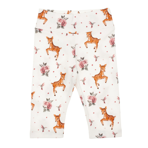 216016 Pantaloni da bambino Lala Nicol - cotone, fantasia di sari e rose