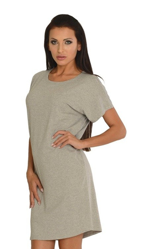 523 Camicia da notte Paula kr. manica - fiordaliso