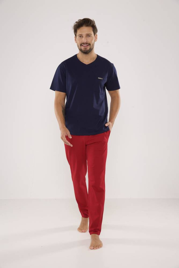 624 Pigiama Kevin Forex Uomo - blu navy-bordeaux