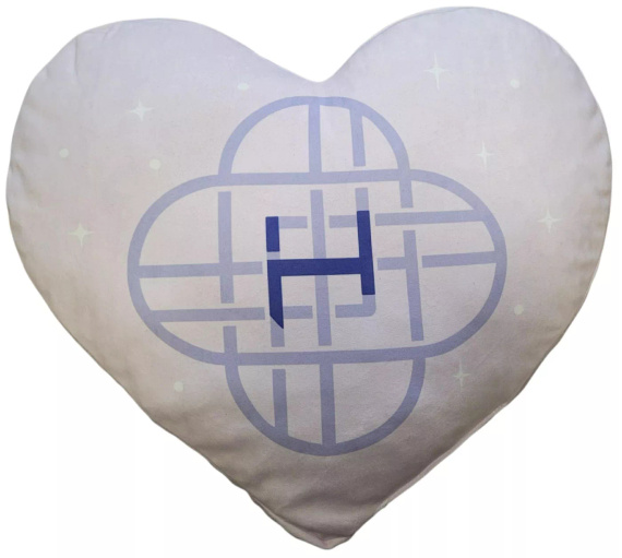 Halantex Cuscino Cuore K-POP Demon Hunters 40 cm Forma 04 Viola