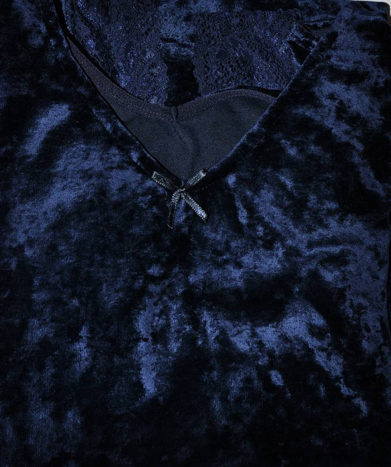 630 Milagros Camicia da notte in Forex - blu navy