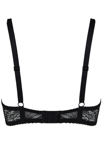 19237 Fancy Mediolano Bralette Nero - Reggiseno sfoderato in pizzo