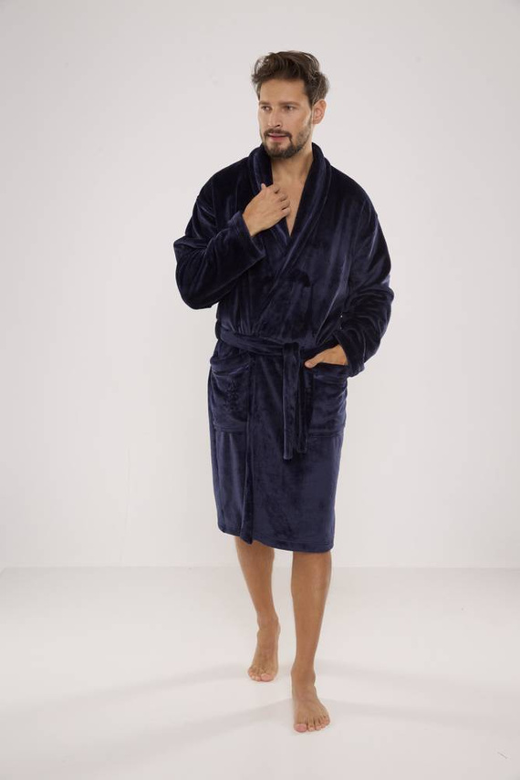 716 Vestaglia da uomo Rafael De lafense - blu marino