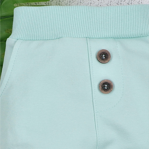 ABN-5574 Pantaloni Nini Dino Explorer per bambini - cotone biologico, vita comoda