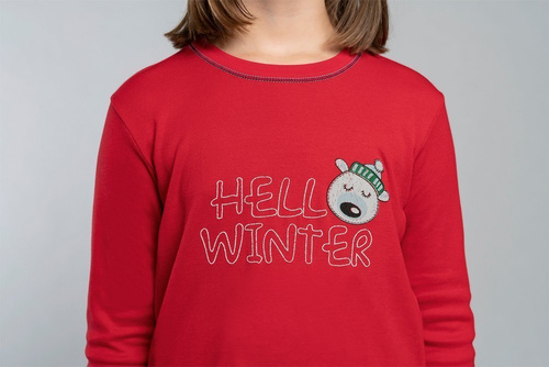 Czoka Pigiama da bambina Moda italiana - rosso