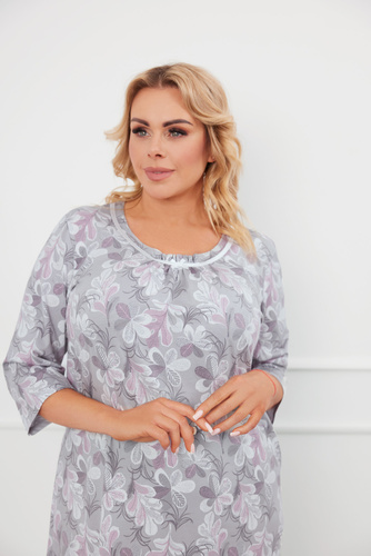 Camicia da notte Ardila, manica 3/4 Moda italiana - stampa