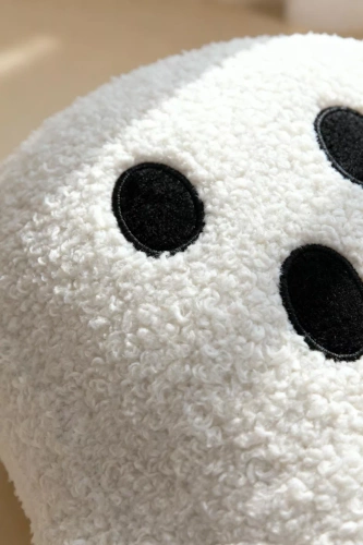 Boucle ghost Cuscino decorativo Spod Igły i Nitki - bianco 28x40 cm, decorazione per Halloween e autunno