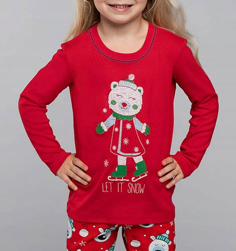 Czoka Pigiama da bambina Moda italiana - rosso