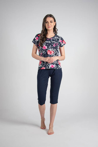 676 Pigiama da donna con suola Forex - blu navy