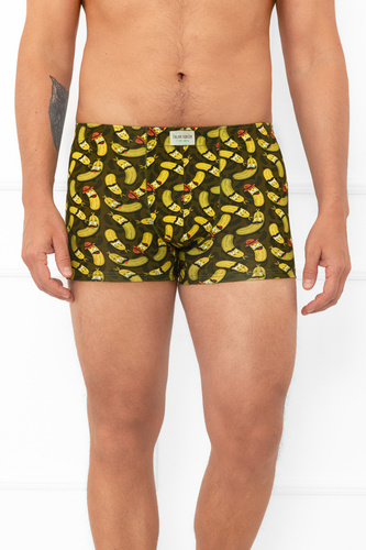 Walter - boxer da uomo con motivo di cetrioli | Moda italiana