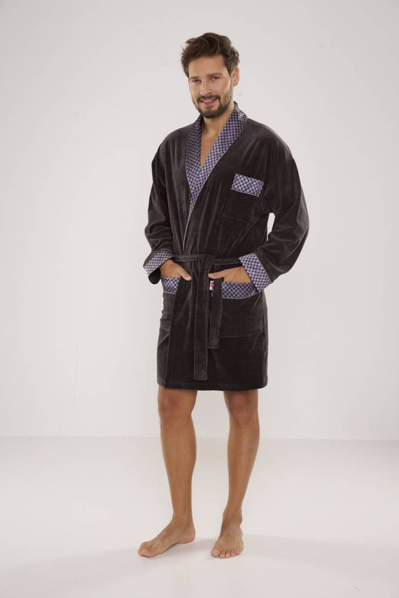 772 Accappatoio Bonjour da uomo in forex - grafite