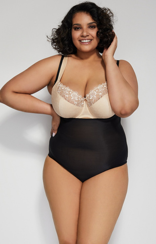 Mitex Corpo modellante morbido - correttivo, senza spalline, nero