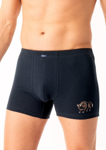 Boxer da uomo MXH 706 Key nero - cotone, confortevole, in un elegante cofanetto