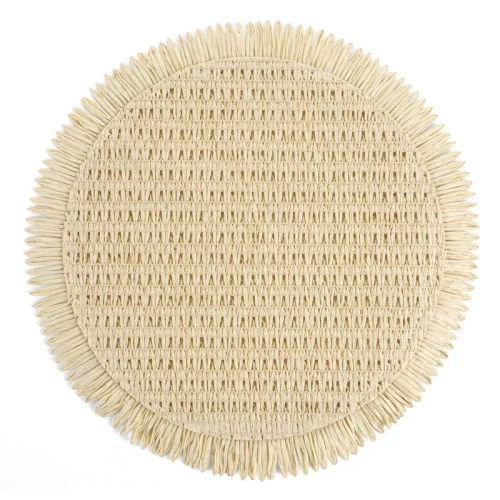 Sottopiatto Eurofirany elegante tovaglietta da tavola glamour Joan beige