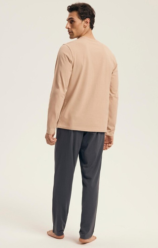 43474 Pigiama da uomo Luro Henderson Core - cotone, top stampato, lunghezza. pantaloni