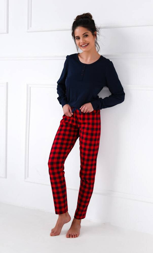 Pigiama Bonnie Sensis donna - blu navy