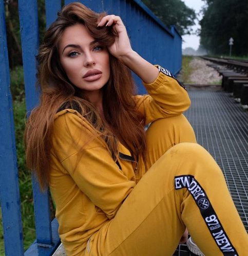 619 New York Forex tuta da ginnastica da donna - miele