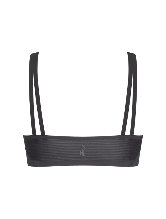 Bralette sloggi ZERO Feel Air senza cuciture, leggera black