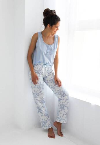 Pigiama donna Arely Sensis - blu