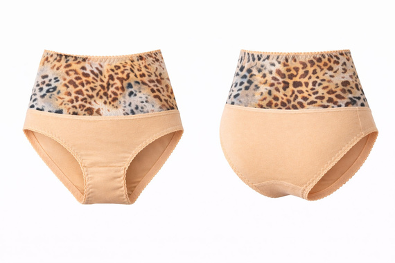 Mitex IGA WILD slip modellante a vita alta per addome piatto wild black