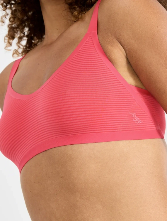 Bralette sloggi ZERO Feel Air senza cuciture, leggera flamingo