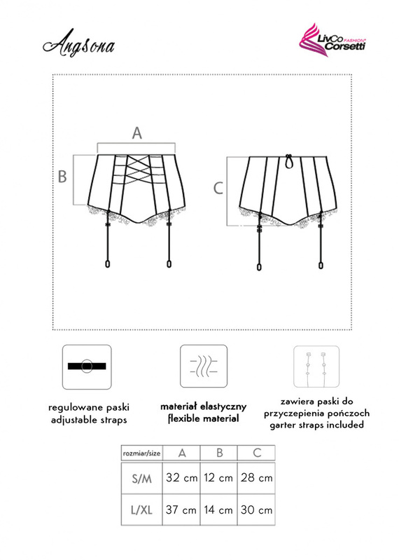 Angsona Mutandine donna LivCo Corsetti Fashion nero