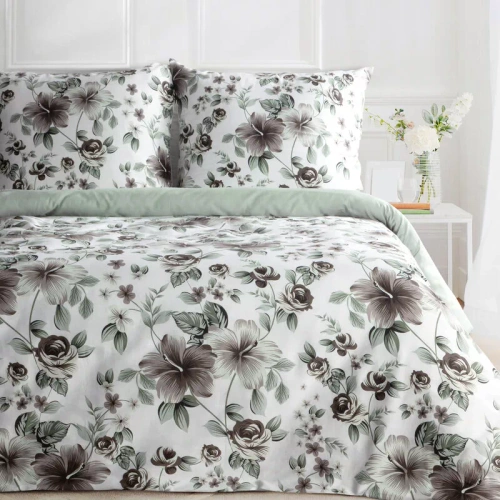 Eurofirany SPRING 67 completo letto 100% raso di cotone Oeko-Tex