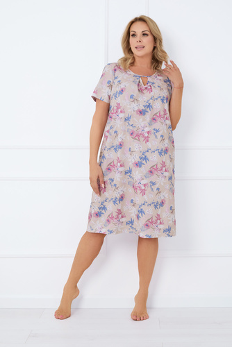 Camicia da donna Inger a maniche corte Moda italiana - stampa