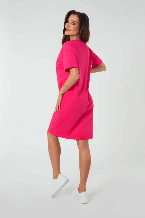 Tunica da donna Stella a maniche corte Italian Fashion - fucsia