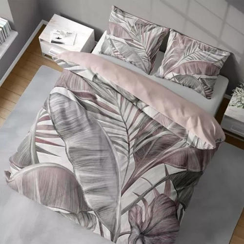 5435 A 3D Microfibra Biancheria da letto foglie tropicali polvere - Detexpol