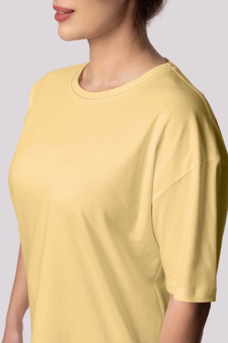 Bliss pigiama da donna a maniche corte Mona giallo