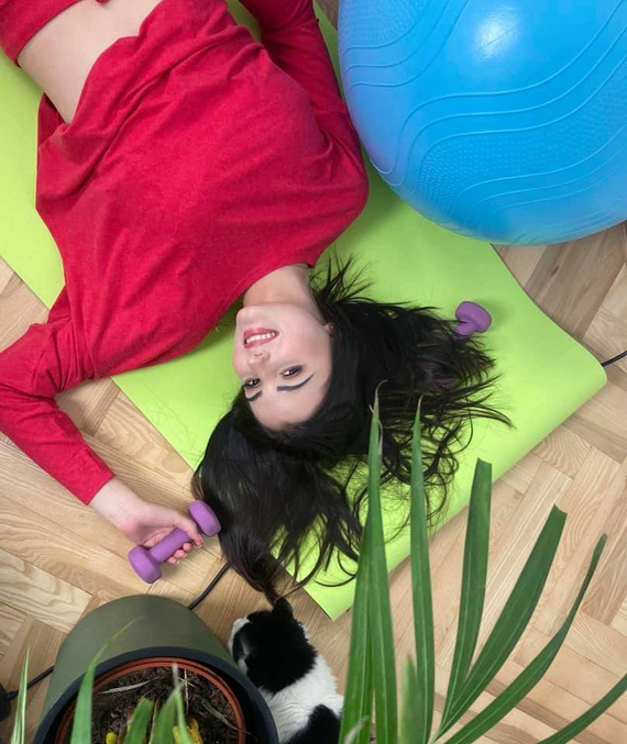 555 Paula Pigiama da donna De Lafense - lampone