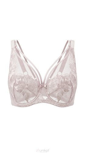 Reggiseno soft Marissa Unikat rosa cipria ricamato morbido con ferretto