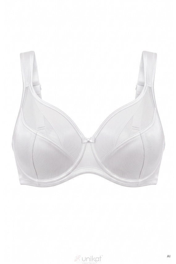 Reggiseno Mira Unikat modellante leggero con spalline regolabili - bianco