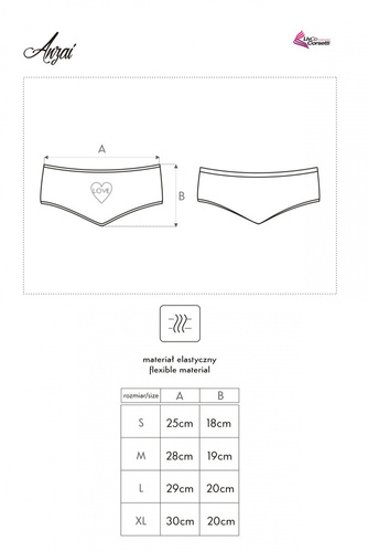 Anzai Mutandine donna LivCo Corsetti Fashion nero