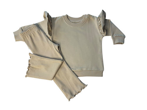 Mamatti DR2564 set tuta da ginnastica per bambina - felpa e leggings