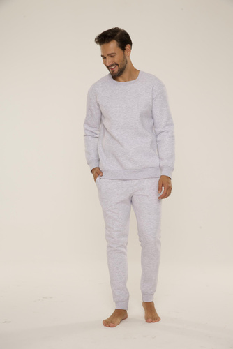 813 Indigo Tuta da uomo De Lafense - melange chiaro