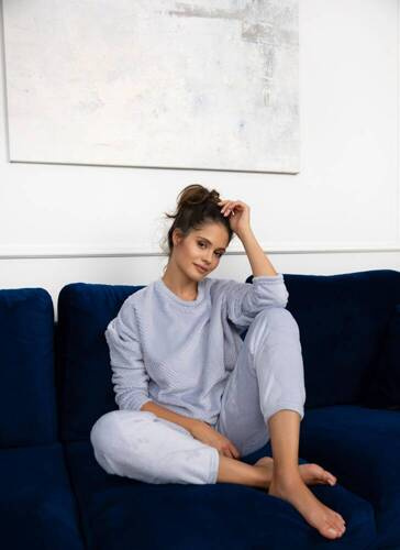 Pigiama da donna Esme Soft Sensis - grigio
