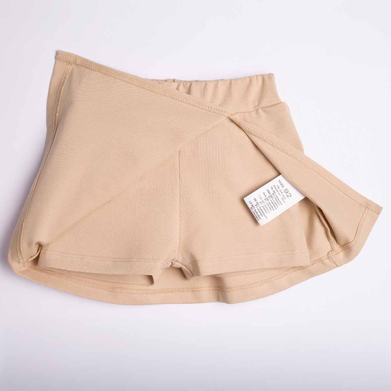 163871 Nicol Gonna-Shorts Beige da Bambina in Cotone per l'Estate