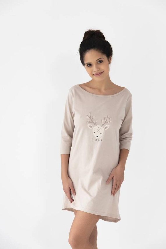 Camicia da notte Sensis Gaia - beige