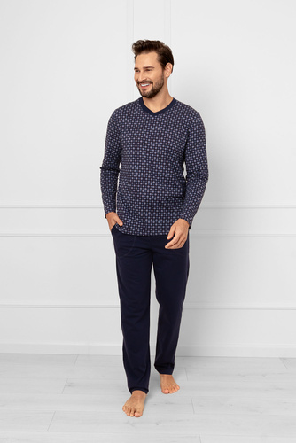 Pigiama da uomo Gerard Italian Fashion - cotone, manica lunga e pantaloni