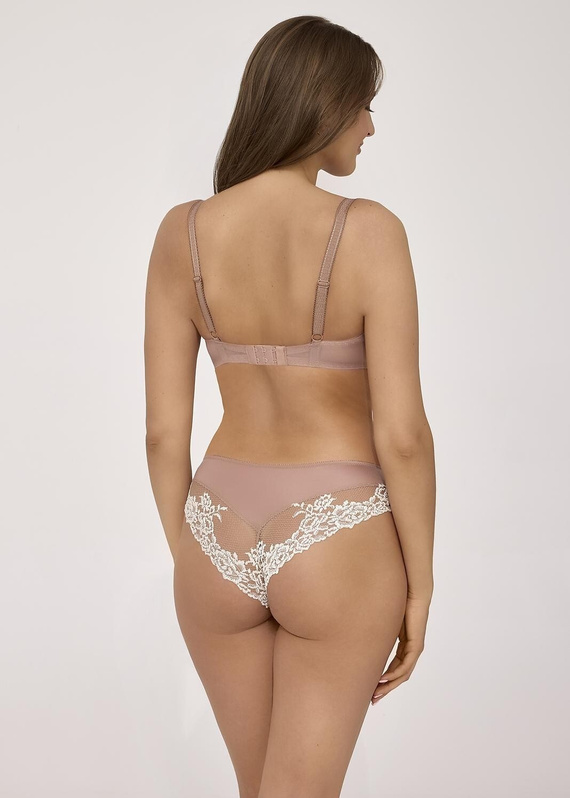 Figi brazylijskie koronkowe damskie soft 2227/B Macchiato Ava