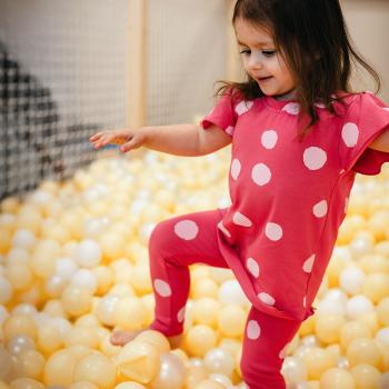 Leggings bambina Eevi Cherry cotone elastici comodi