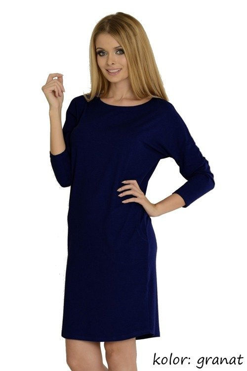 543 Camicia da notte Paula manica 7/8 - grafite