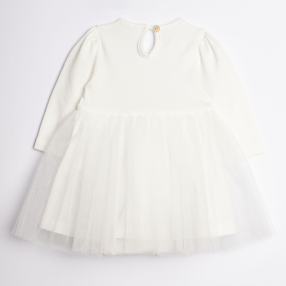 221159 Body vestito Kiku Nicol elegante con tulle per bambina