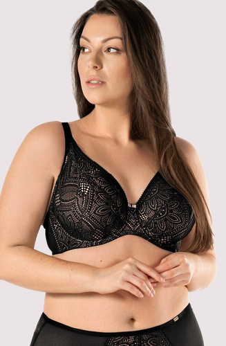 Desire BO50 mefemi by Nipplex nero reggiseno soft bralette con pizzo